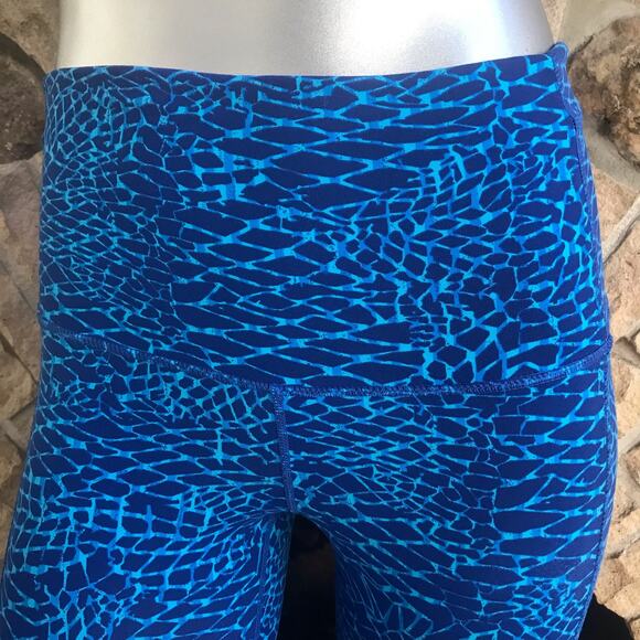 Lululemon Pure Practice Blue Lace Up Leggings Women’s Size 4 - Picture 2 of 8